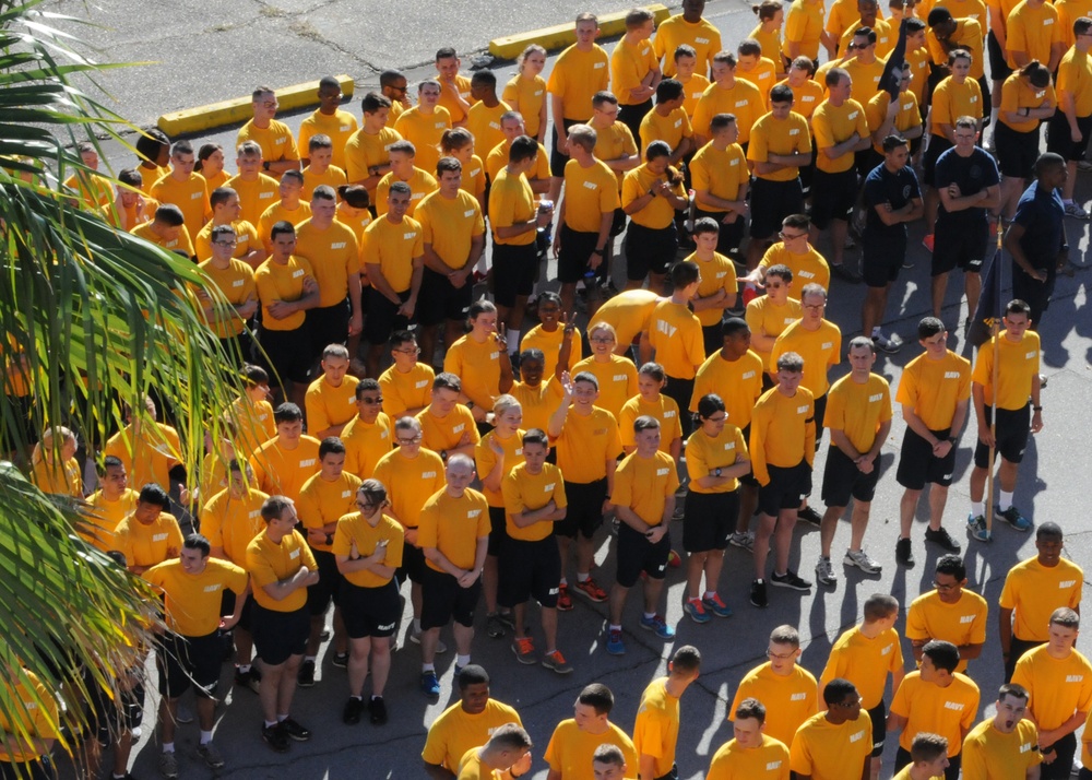 Center for Information Dominance Unit Corry Station motivational run