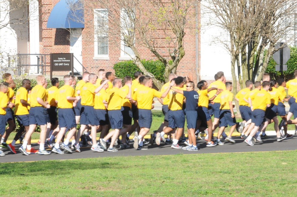 Center for Information Dominance Unit Corry Station motivational run