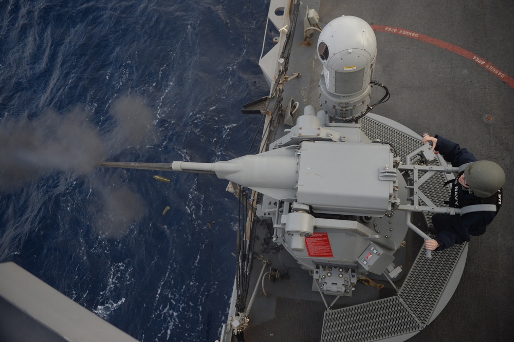 USS Carney live-fire exercise