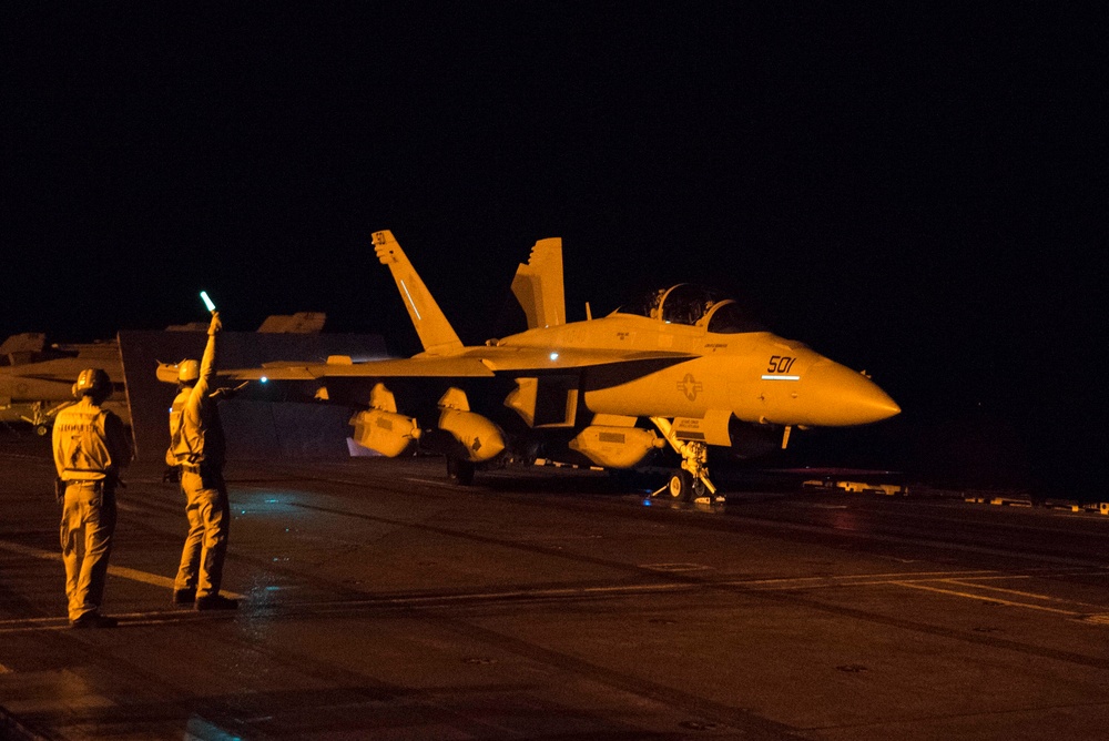 USS Harry S. Truman flight deck operations