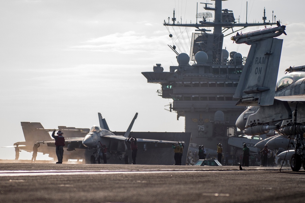 USS Harry S. Truman flight deck operations