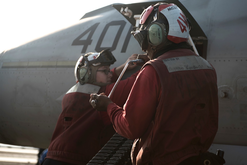 USS Harry S. Truman flight deck operations