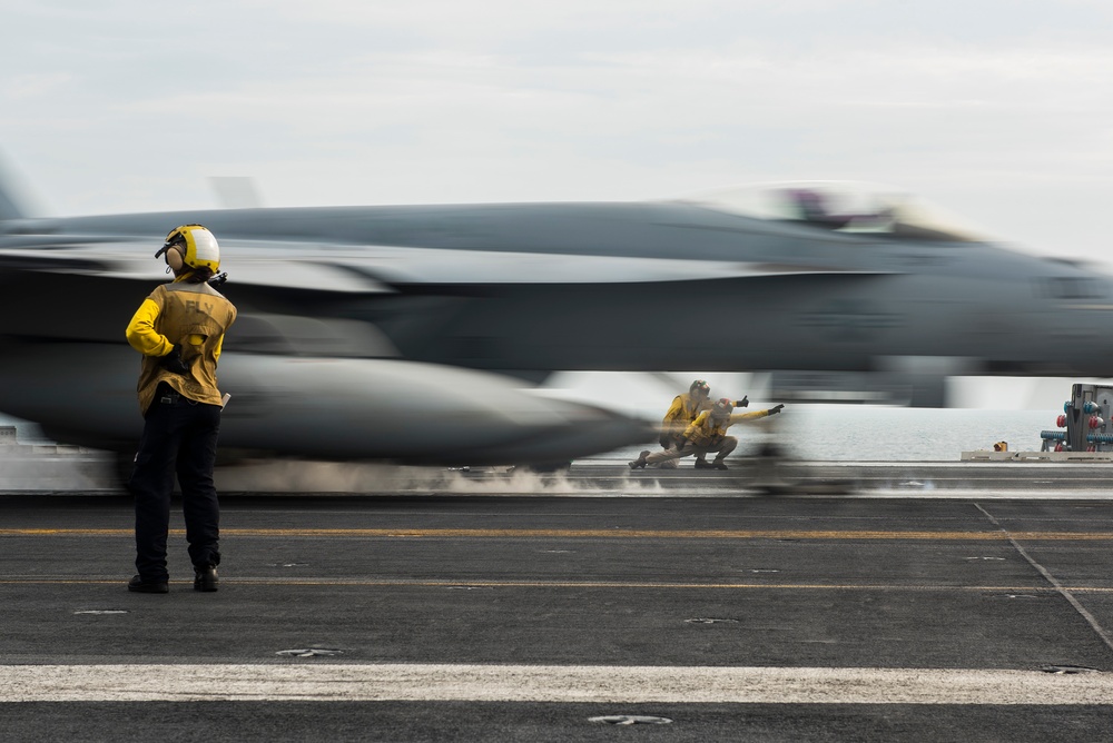 USS Harry S. Truman flight deck operations