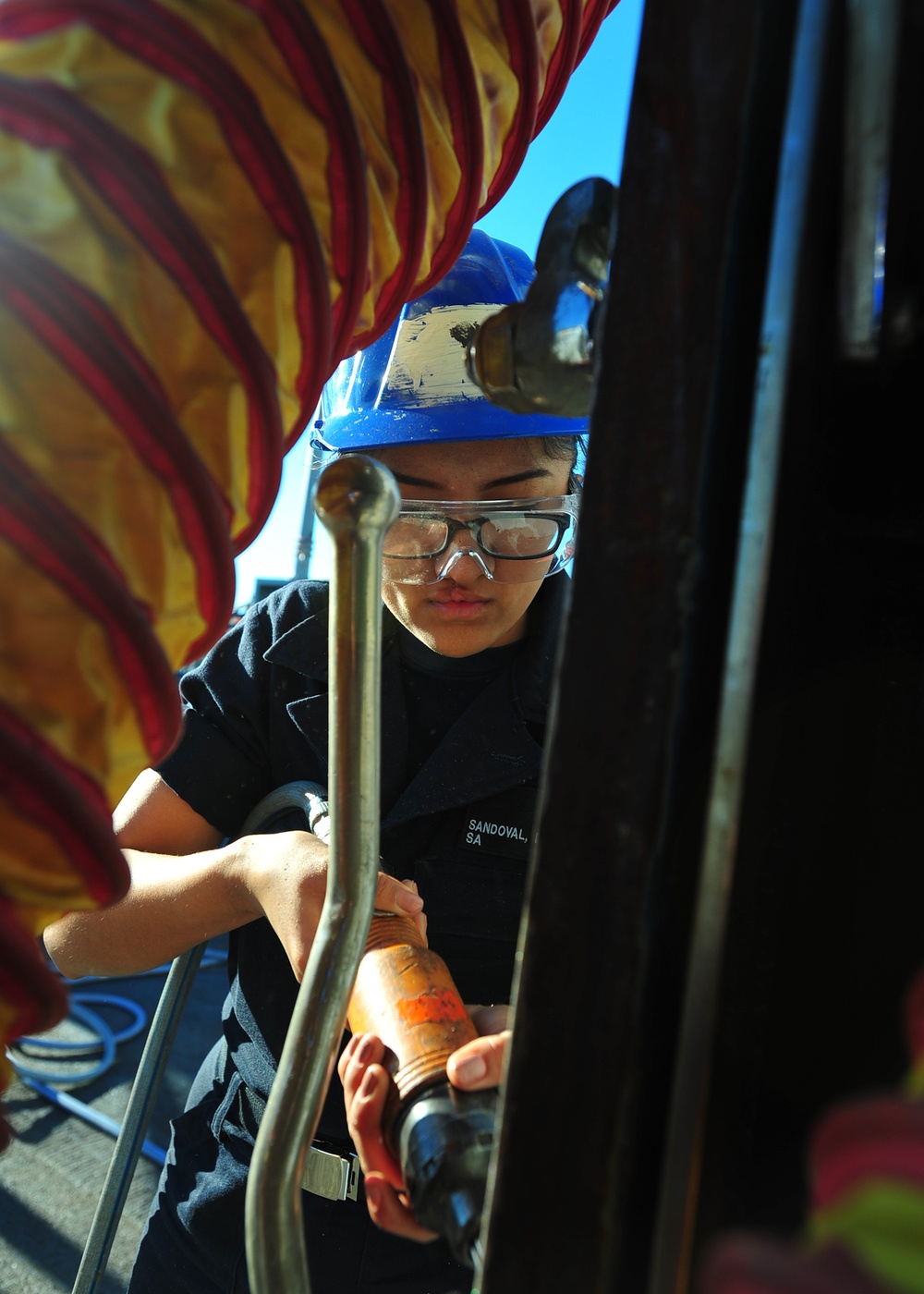 Corrosion control preservation aboard USS Blue Ridge