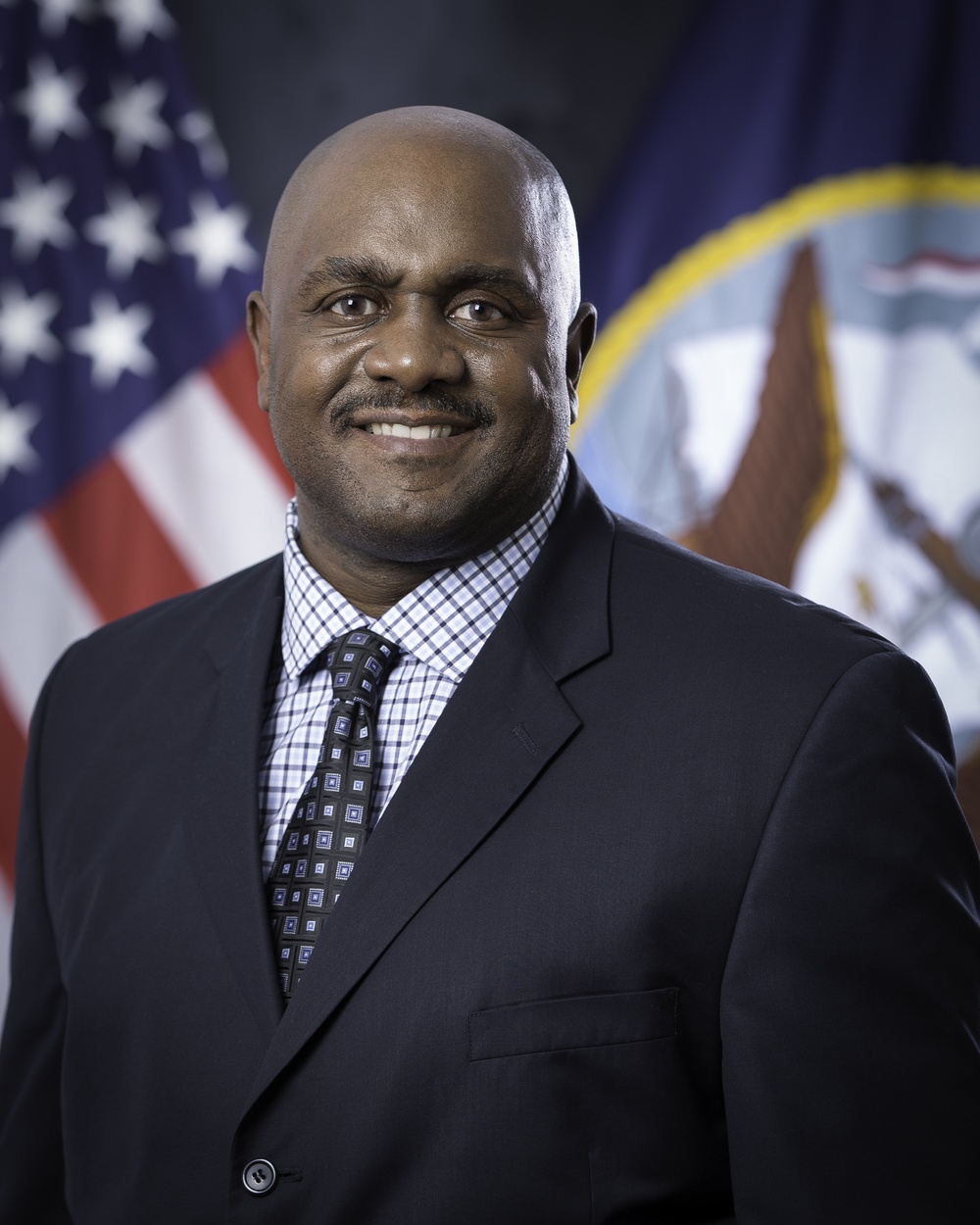Official portrait, Alfred A. Poe, Department of the Navy, Field Support Activity