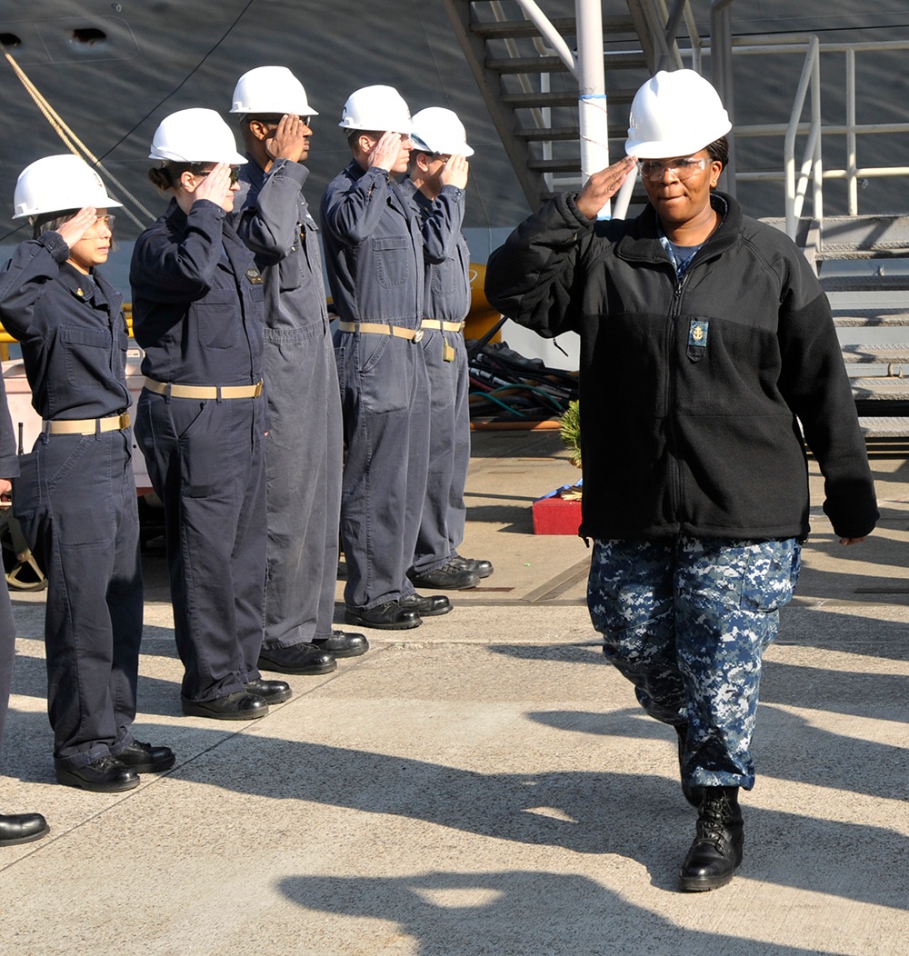 USS Blue Ridge farewell ceremony