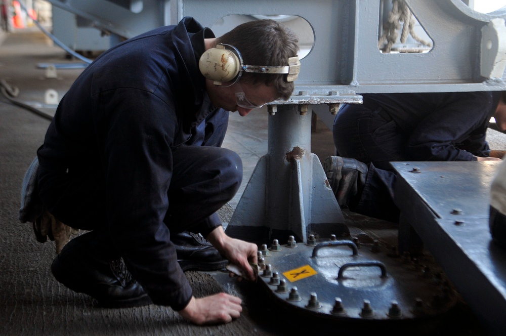 USS Blue Ridge action