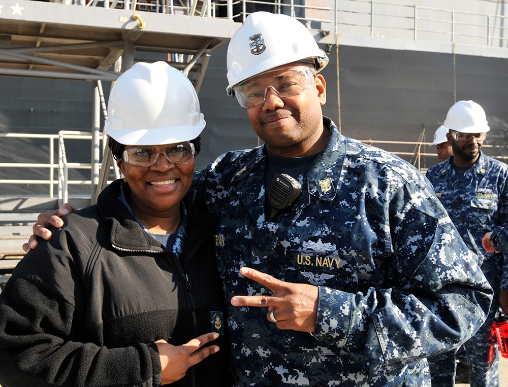 USS Blue Ridge farewell ceremony