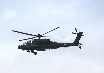 KAF Apache crews destroy their targets on the range