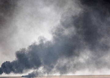 KAF Apache crews destroy their targets on the range