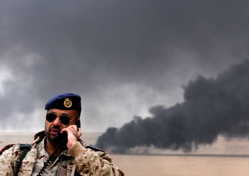 KAF Apache crews destroy their targets on the range
