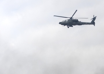 KAF Apache crews destroy their targets on the range
