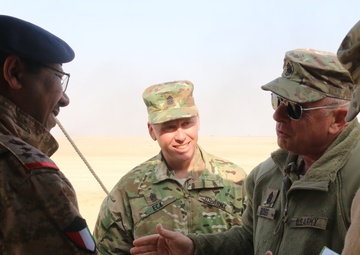 KAF Apache crews destroy their targets on the range