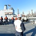 USS Ross replenishment at sea