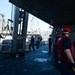 USS Ross replenishment at sea