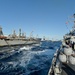 USS Ross replenishment at sea