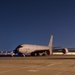 171st Air Refueling Wing KC-135 at night