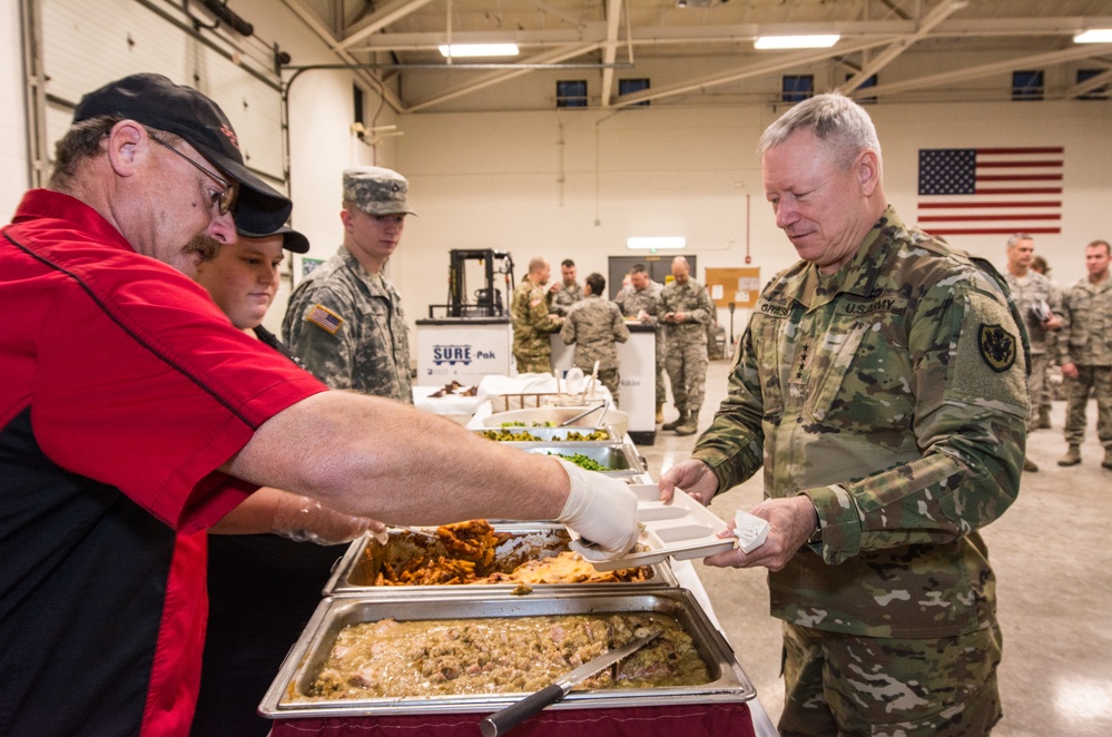 Gen. Grass visits Missouri troops on SED