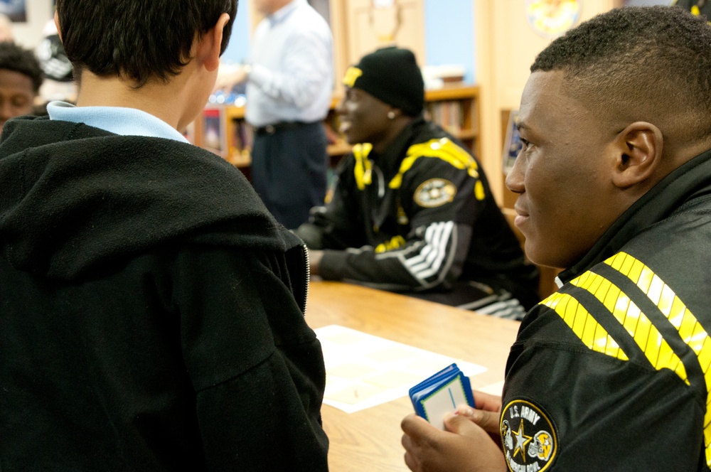 All-American Bowl players, mentors get a lesson from Texas youths