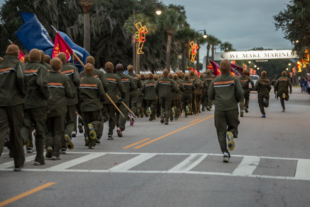 Motivation run pumps up Parris Island’s newest Marines