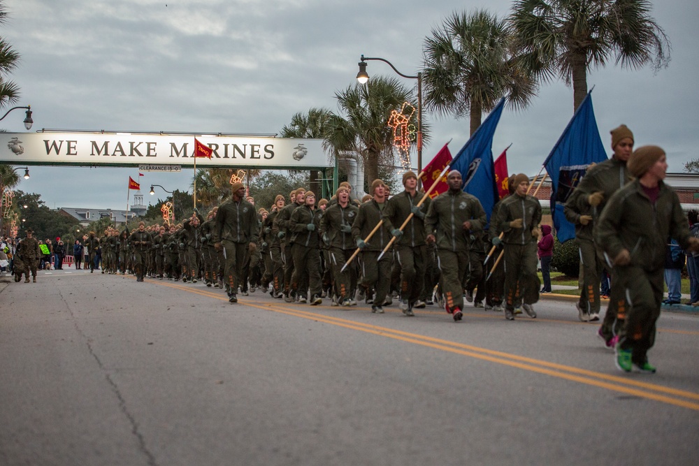 Motivation run pumps up Parris Island’s newest Marines