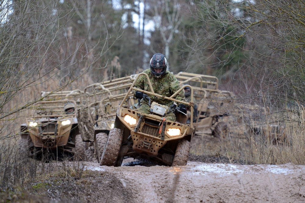 Special Forces ATV training in Germany