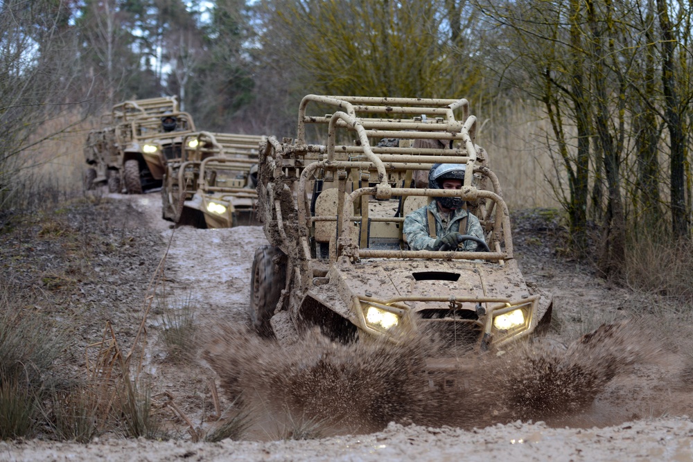 Special Forces ATV training in Germany