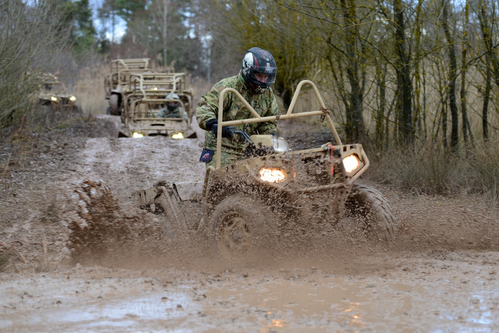 Special Forces ATV training in Germany