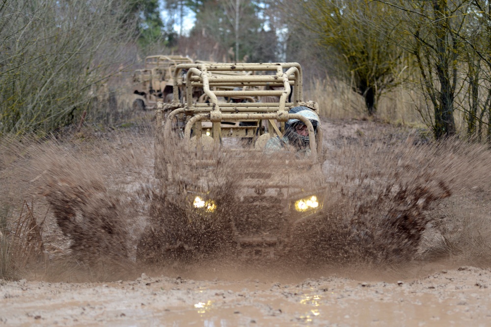 Special Forces ATV training in Germany