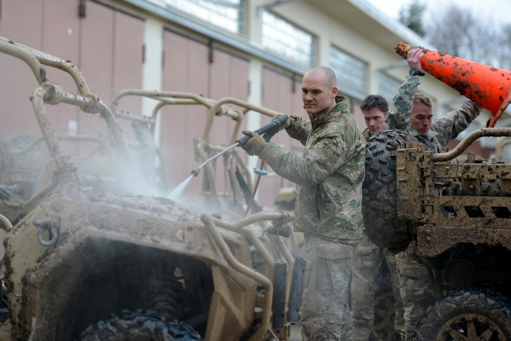 Special Forces ATV training in Germany