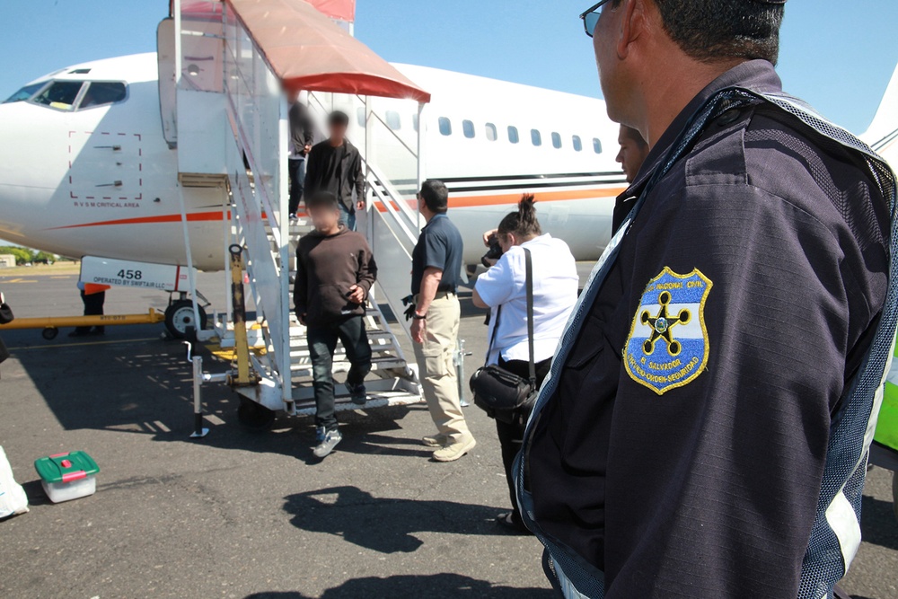 ICE conducts repatriation flight