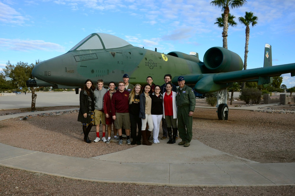 AFSOUTH welcomes local students to Davis-Monthan AFB