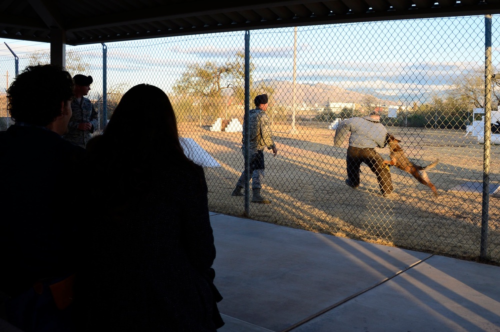 AFSOUTH welcomes local students to Davis-Monthan AFB