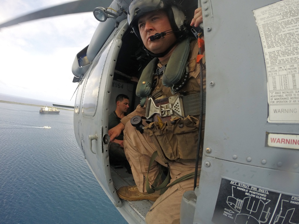 HSC-25, 1st Marine Raider Battalion Guam training