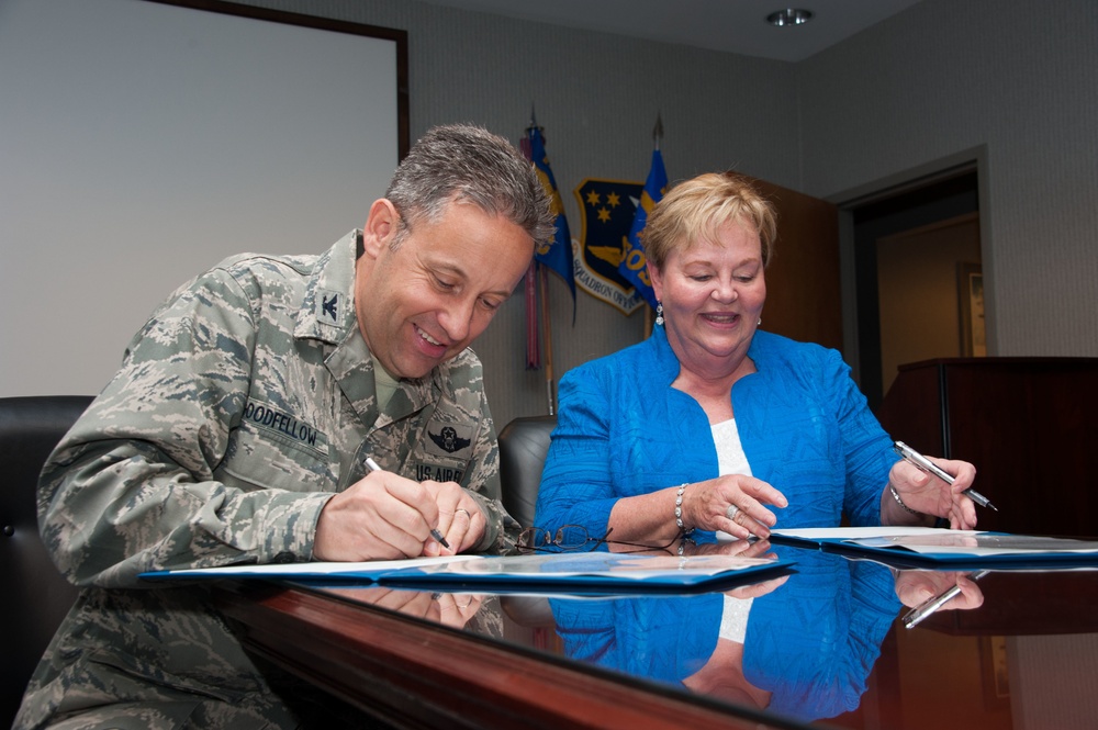 Memorandum of Agreement between Squadron Officer College and Auburn University