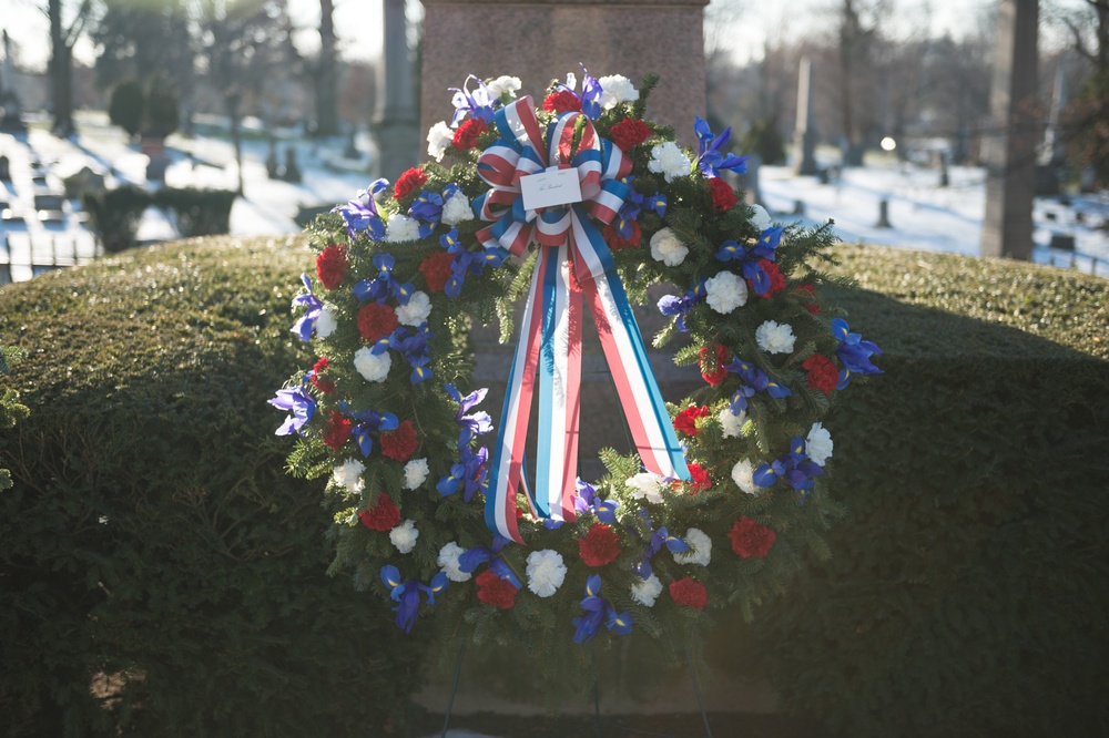 107th honors Millard Fillmore with presidential wreath