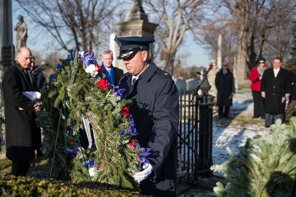 107th honors Millard Fillmore with presidential wreath