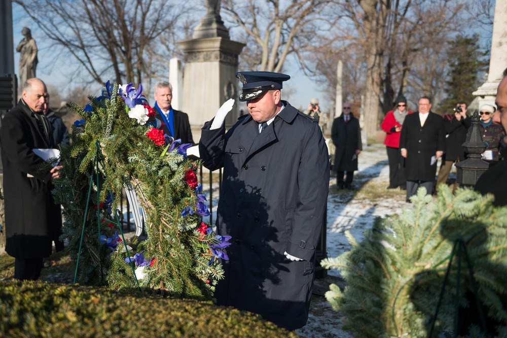 107th honors Millard Fillmore with presidential wreath