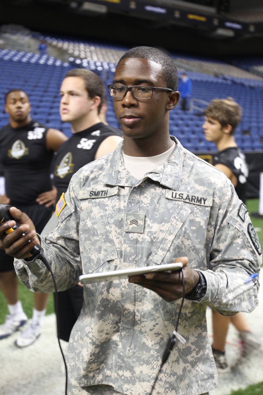 Cadet marshals at the All-American Bowl