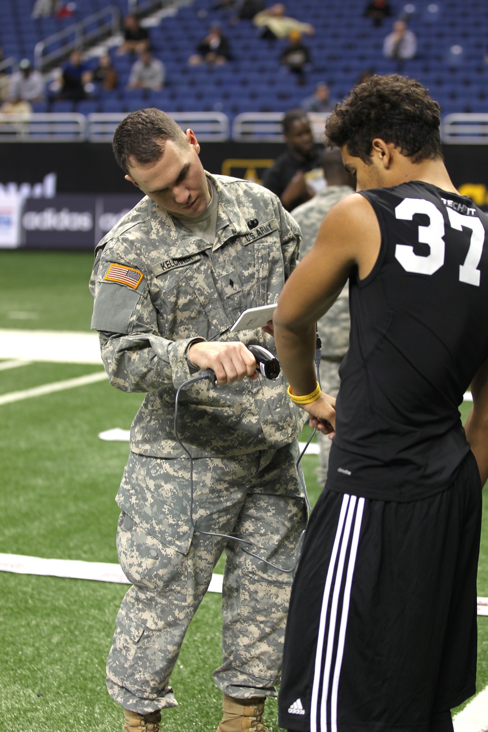 Cadet marshals at the All-American Bowl