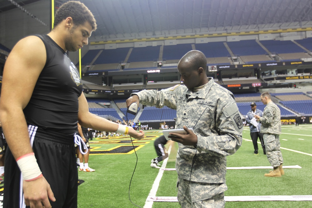 Cadet marshals at the All-American Bowl