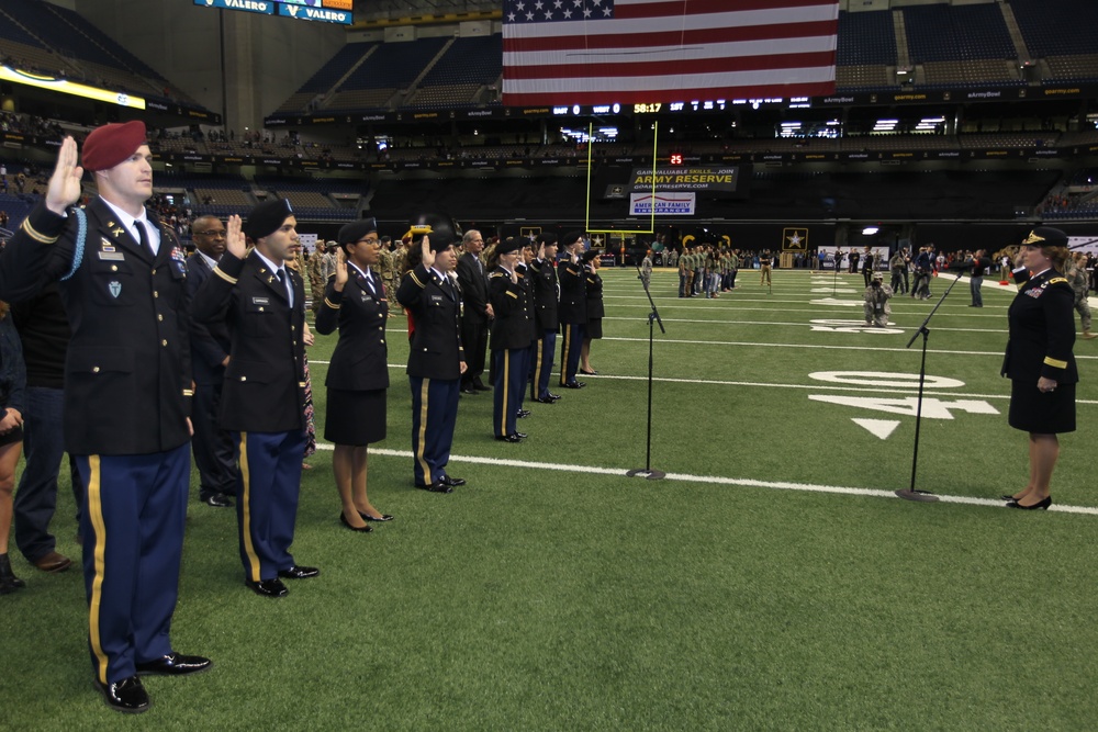 DVIDS Images Cadets commissioned at AllAmerican Bowl
