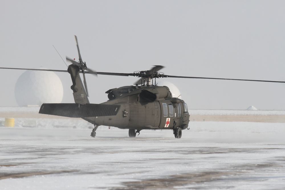 Colorado National Guard Airmen participate in blizzard emergency response exercise