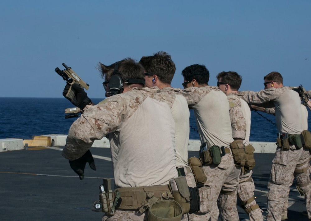 US Marines keep pistol skills mission ready