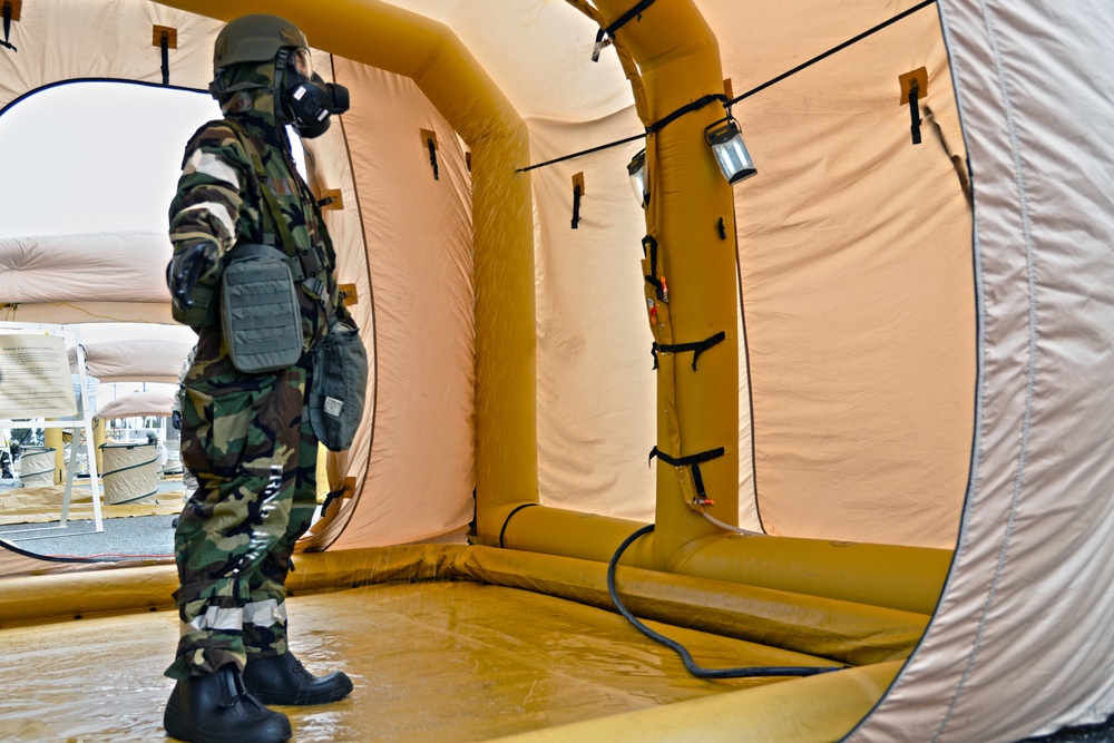 177th Fighter Wing conducts contamination control area training