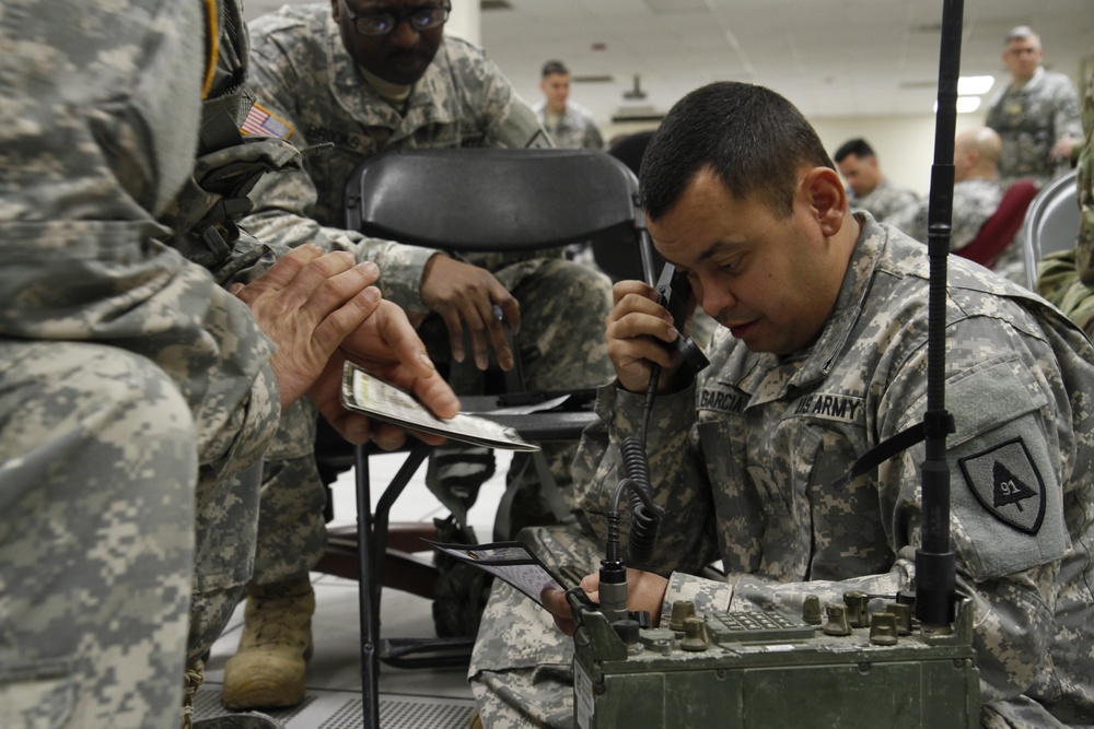91st Training Division comms training