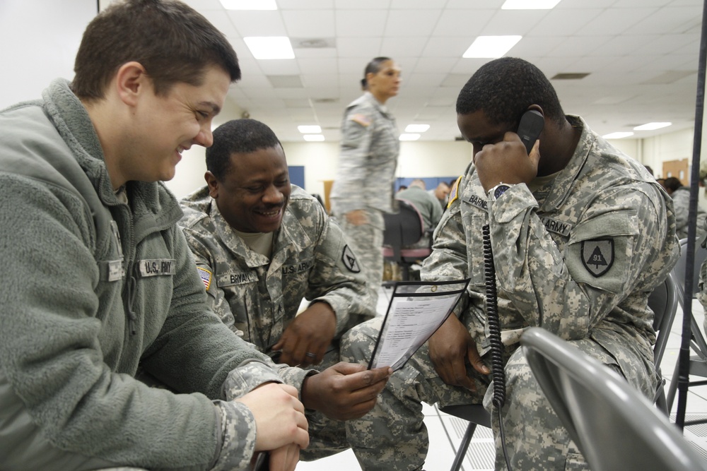 91st Training Division comms training