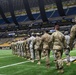 Soldier Mentors participate in pre-game activities
