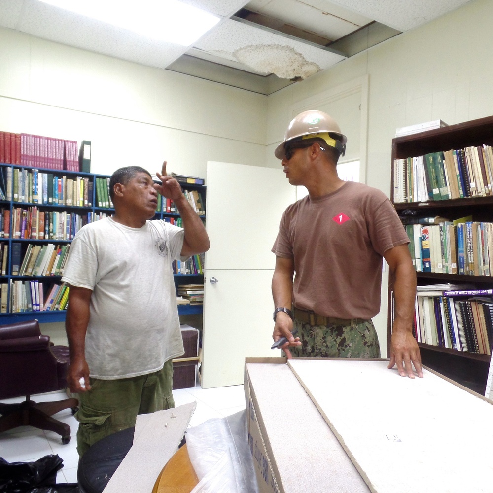 Seabees renovate museum and library in Marshall Islands