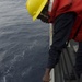 USS Carney man overboard drill